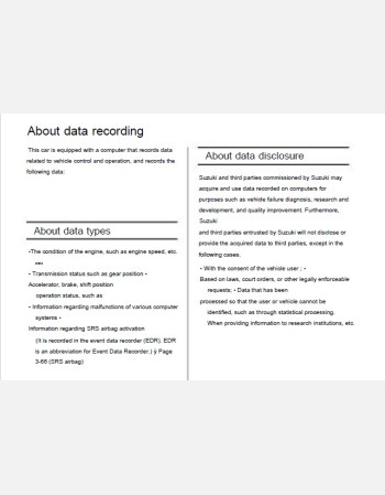 suzuki every 2020-2021 owners manual in english